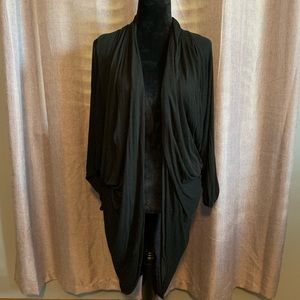 Guess long flowy black cardigan